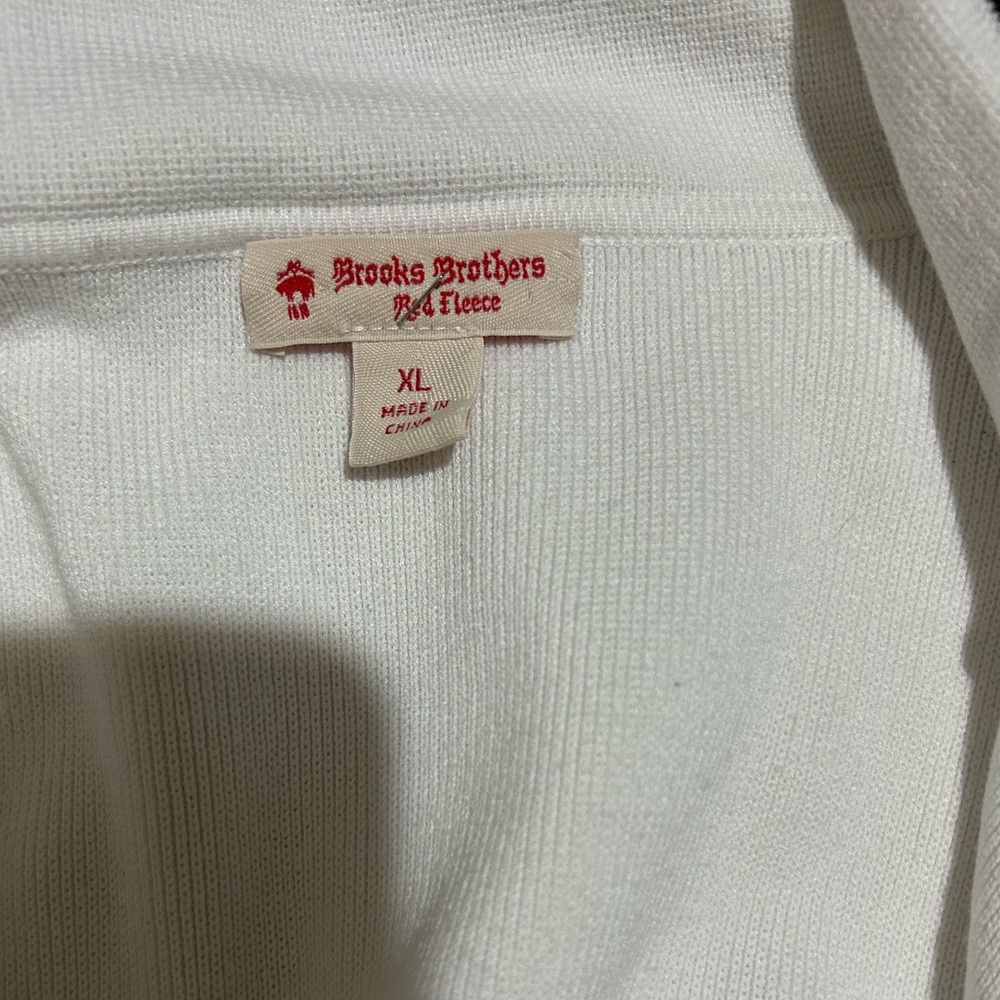 Brooks Brothers Ivory Knit Pullover